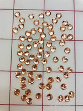 Rhinestones - 20ss Czech "Bright-Cut" Light Peach Flat Back